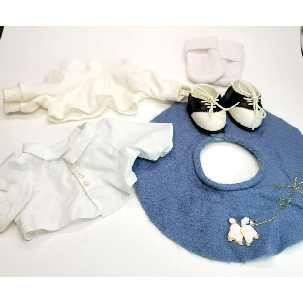 American Girl Doll Clothes Poodle Skirt Oxford Shoes Top Socks CR100